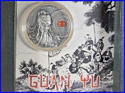 Guan Yu Ancient Commanders 16.7g Cameroon & 2oz Niue Silver Coins Guan Yu Ancient Commanders 16.7g Cameroon & 2oz Niue Silver Coins