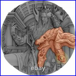 HADES Gods of Olympus 2 Oz Silver Coin 5$ Niue 2018