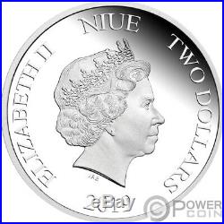 HAPPY BIRTHDAY Minion Made 1 Oz Silver Coin 2$ Niue 2019