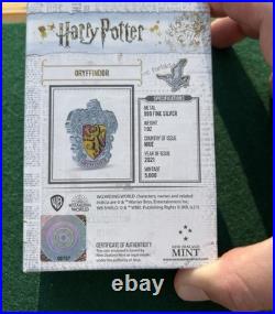 Harry Potter Silver 1 oz Coin Gryffindor Colorized