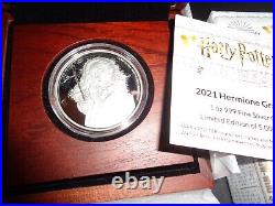 Harry Potter limited coin 1 oz 999 silver 2021 Niue Hermione Granger