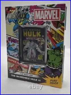 Hulk #1 2oz Silver Coin 2024 Niue COMIX Marvel 2oz. 999 Low #108 Hulk #1 2oz Silver Coin 2024 Niue COMIX Marvel 2oz. 999 Low #108