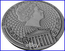 JUPITER Roman Gods 2 Oz Silver Coin 2$ Niue 2016