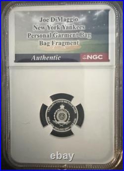 Joe DiMaggio Fragment 2025 Niue $1 MLB Logo 1/10oz. 999 Silver Proof NGC PF70 UC