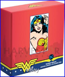 Justice League 60th Ann. Wonder Woman Silver Coin Ngc Pf70 First Release