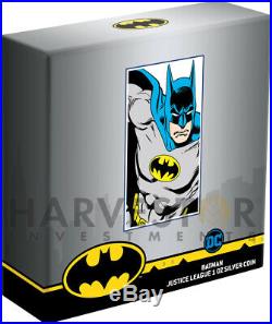Justice League 60th Anniversary Batman Silver Coin Ngc Pf70 First Release