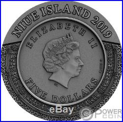 KALACHAKRA Ancient Calendars 2 Oz Silver Coin 5$ Niue 2019