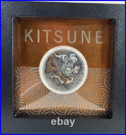 Kitsune 2 oz Antique finish Silver Coin 5$ Niue 2022 Kitsune 2 oz Antique finish Silver Coin 5$ Niue 2022