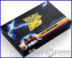 LICENCE PLATE Back To The Future 2 Oz Silver Coin 2$ Niue 2020