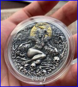 LILITH 2022 2000 Francs CFA 2 oz Pure Silver Coin 500 MINTAGE Cameroon