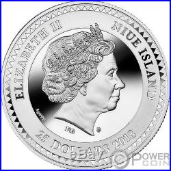 LUCKY SEVEN Symbols of Good Luck Silver Coin 25$ Niue 2018