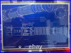 LUKE SKYWALKER LIGHTSABER Star Wars Blueprint 1 Oz Silver Foil 2$ Niue 2025 LUKE SKYWALKER LIGHTSABER Star Wars Blueprint 1 Oz Silver Foil 2$ Niue 2025