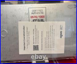 LUKE SKYWALKER LIGHTSABER Star Wars Blueprint 1 Oz Silver Foil 2$ Niue 2025 LUKE SKYWALKER LIGHTSABER Star Wars Blueprint 1 Oz Silver Foil 2$ Niue 2025