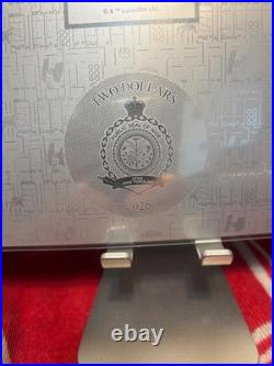 LUKE SKYWALKER LIGHTSABER Star Wars Blueprint 1 Oz Silver Foil 2$ Niue 2025 LUKE SKYWALKER LIGHTSABER Star Wars Blueprint 1 Oz Silver Foil 2$ Niue 2025