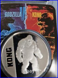 Lot Of 6 2021 Niue Colorized Kong Godzilla In TEP New Whole Collection
