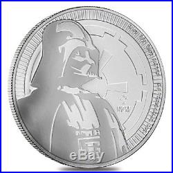 Lot of 10 2017 1 oz Niue Silver $2 Star Wars Darth Vader BU