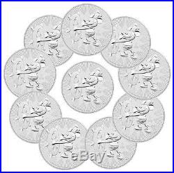 Lot of 10 2017 Niue 1 oz. Silver Mickey Mouse Steamboat Willie $2 Coins SKU45486