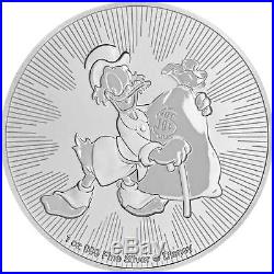 Lot of 10 2018 $2 Niue Silver Scrooge McDuck Disney. 999 1 oz Brilliant Uncirc