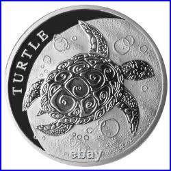 Lot of 2 2024 $5 Niue Hawksbill Turtle 2 Troy oz. 999 Fine Silver BU