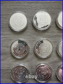 Lot of 35 Yu-Gi-Oh 25th Anniversary Niue 2022 $2 Game Flip Coin 1 OZ Silver