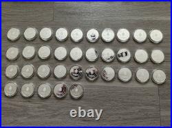Lot of 35 Yu-Gi-Oh 25th Anniversary Niue 2022 $2 Game Flip Coin 1 OZ Silver