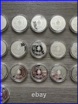 Lot of 35 Yu-Gi-Oh 25th Anniversary Niue 2022 $2 Game Flip Coin 1 OZ Silver