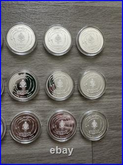 Lot of 35 Yu-Gi-Oh 25th Anniversary Niue 2022 $2 Game Flip Coin 1 OZ Silver