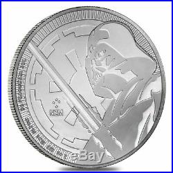 Lot of 5 2018 Niue 1 oz. 999 Fine Silver Darth Vader Coins Star Wars Series