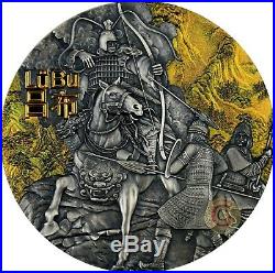Lu Bu Warriors of Ancient China 3 Oz Silver Coin 5$ Niue 2019 PRESALE