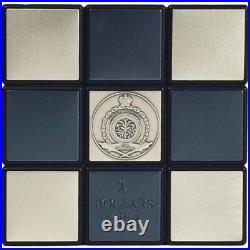 MAGIC CUBE 2 Oz Silver Coin 2$ Niue 2024 MAGIC CUBE 2 Oz Silver Coin 2$ Niue 2024