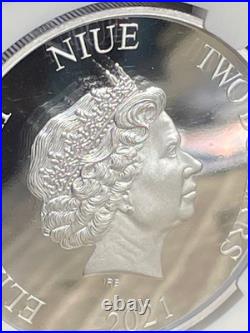 MANDALORIAN IG-11 2021 NIUE 1oz SILVER COIN NGC PF70 FIRST RELEASE