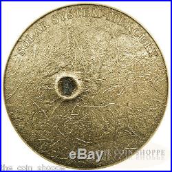MERCURY SOLAR SYSTEM SERIES 2016 1 oz Silver Coin NWA 8409 Meteorite NIUE