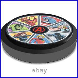 Marvel Avengers 60th Anniversary Silver Coin Set with Box SKUOPC158