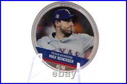 Max Scherzer MLB Trading Coin 1 oz Silver Niue NZ Mint 45/60.999 Pure 2024