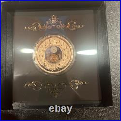 Menial Polska 2023 1$ Niue Silver 1 Original Painting 24 K Gold Plating