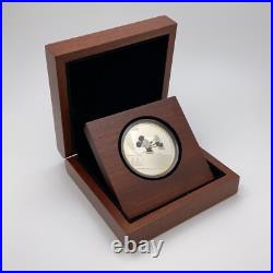 Mickey Mouse 1 oz Silver Coin(2016) Niue Plane Crazy (1928) withWood Display & COA Mickey Mouse 1 oz Silver Coin(2016) Niue Plane Crazy (1928) withWood Display & COA