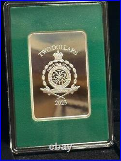 NEW! 2023 Niue Marvel Mint Trading CAPTAIN AMERICA 1 Oz. 999 Silver 043/250