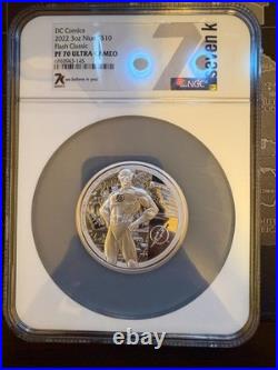 NGC PF 70 Ultra Cameo 2022 3 oz Silver DC Comics? FLASH? Classic Niue $10