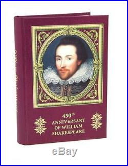 NIUE 2014 450th Anniversary of Shakespeare 1 oz Silver Proof $2 Dollars Coin