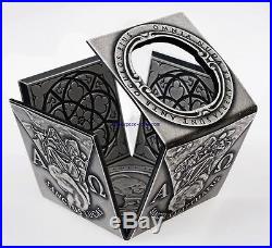 NIUE 2014 7oz silver CUBE coin! 25$ Canonization of John Paul II only 555