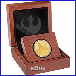 NIUE 2017 Star Wars Classic Luke Skywalker 1/4 oz Gold Coin