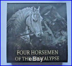 NIUE 2018 $5 Four Horeseman of the APOCALYPSE, THE WHITE HORSE, 2 Oz Silver Coin