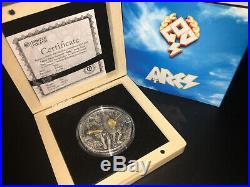 NIUE ARES God of War $2 Silver Coin 2017 Gold plated 2 oz SUPERB! Niue island