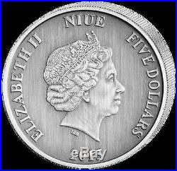 NIUE ISLANDS 5 Dollar Marco Polo 2 Onces 2015 Silver coin