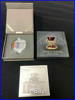 NIUE ISLAND $2 2013 Mysteries of History, HOLY GRAIL 2 oz Silver Coin
