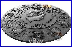 Nemean Lion Twelve Labours Of Hercules 2 Oz Silver Coin 5$ Niue 2018