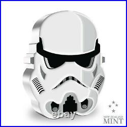 New! 2021 Star Wars STORMTROOPER 1 oz. 999 silver coin NUIE COA & OGP-a