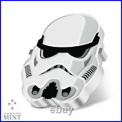 New! 2021 Star Wars STORMTROOPER 1 oz. 999 silver coin NUIE COA & OGP-a