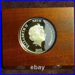 New Zealand Mint 2021 Niue LOTR Sauron 1 oz. 999 Silver Proof Coin