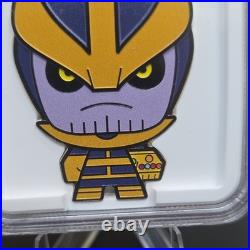New Zealand Mint 2023 Chibi Marvel Thanos 2oz Silver NGC PF69 Ultra Cameo